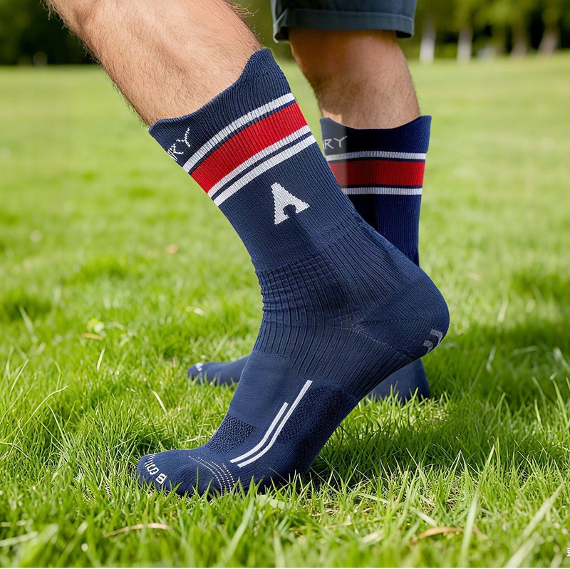 FUNRY Store Club Collection Soccer Grip Socks,Non-Slip Soccer Socks,Comfy Secure Fit For Football Running & Basketball(sizes:7-11) - Image 4